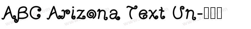 ABC Arizona Text Un字体转换